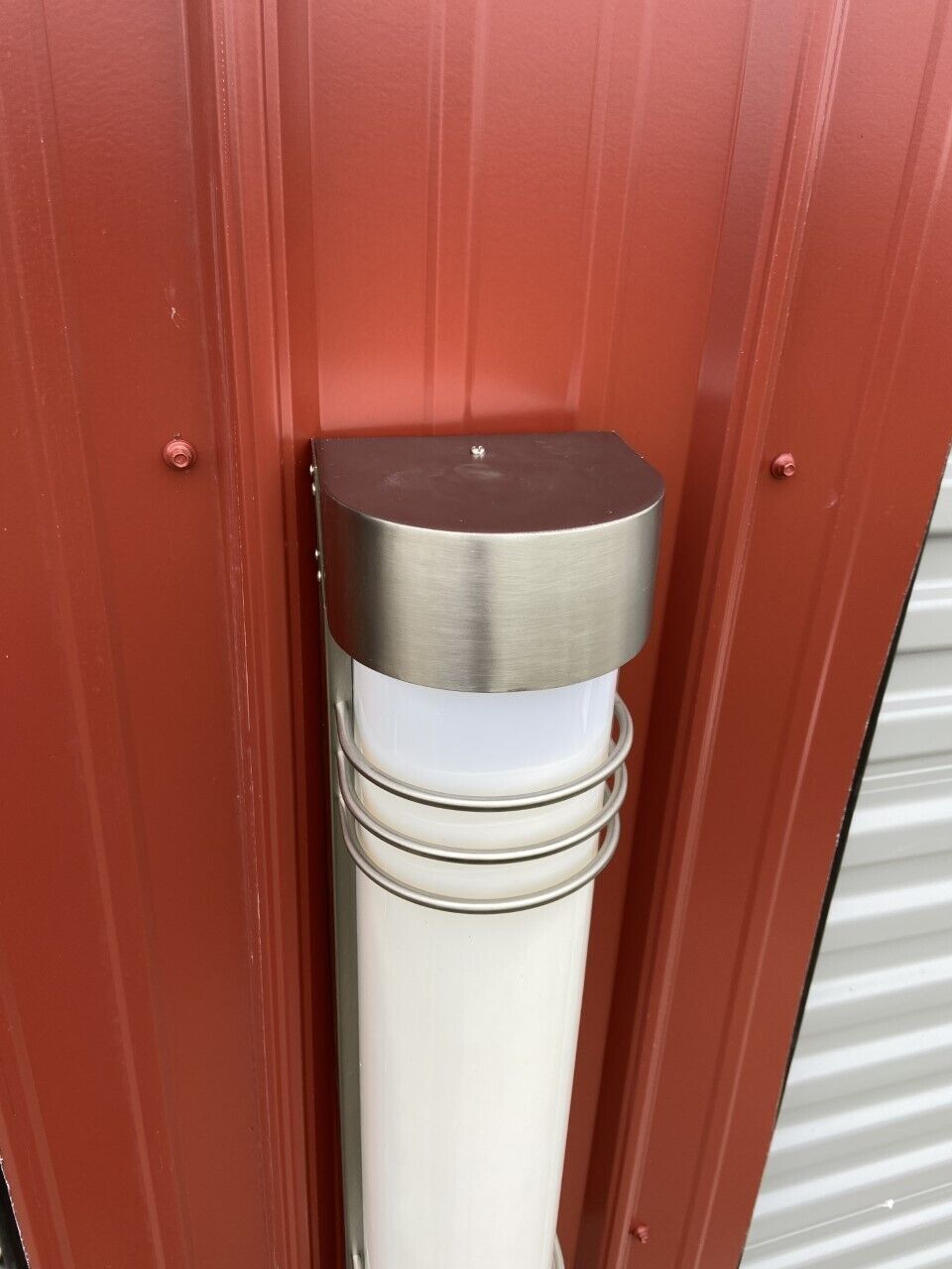 Ashley Lighting Nickel Sconce  26" x 5"  Fluorescent Art Deco Bar Light