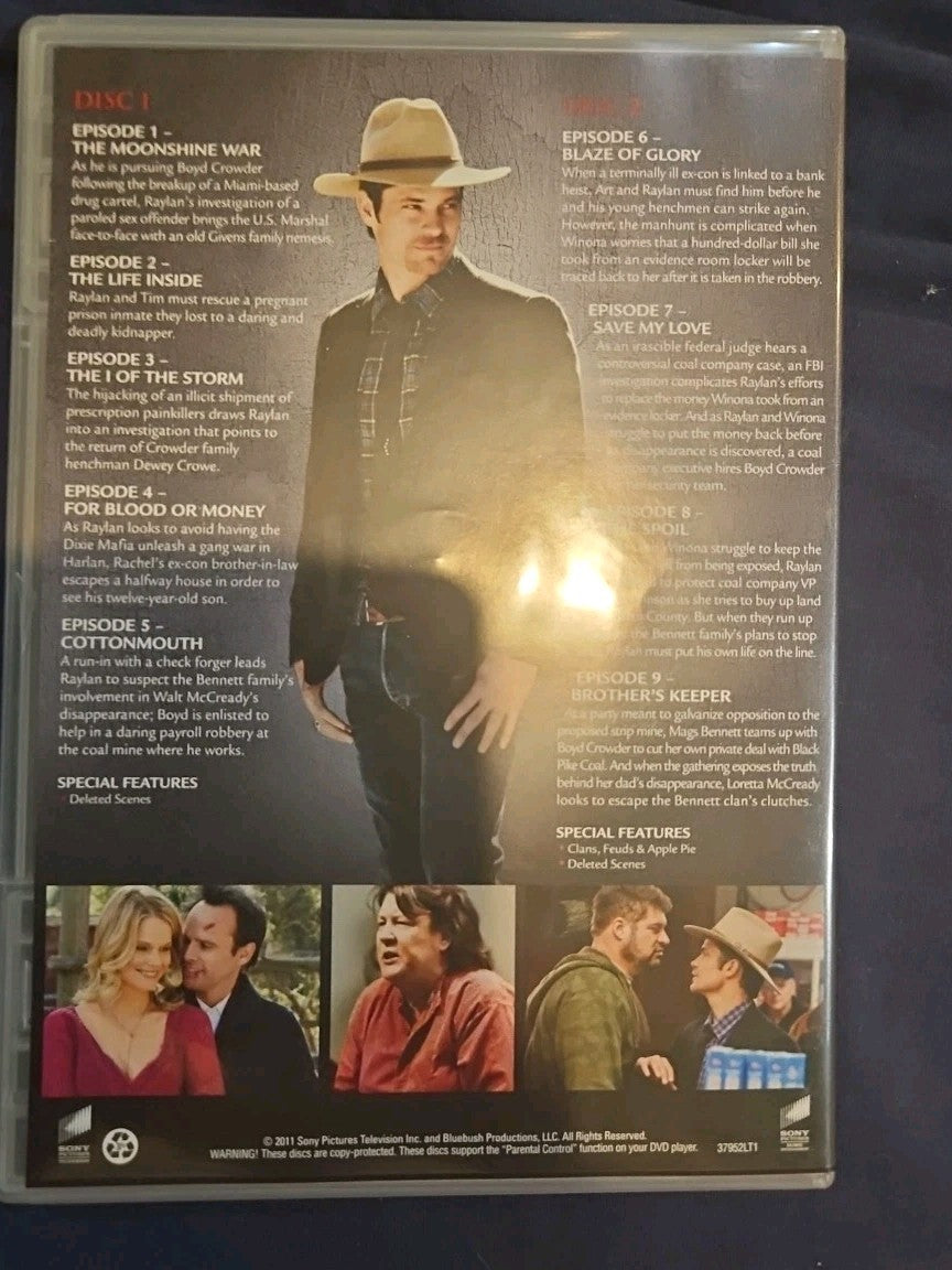Justified: the Complete Second Season (DVD, 2011)