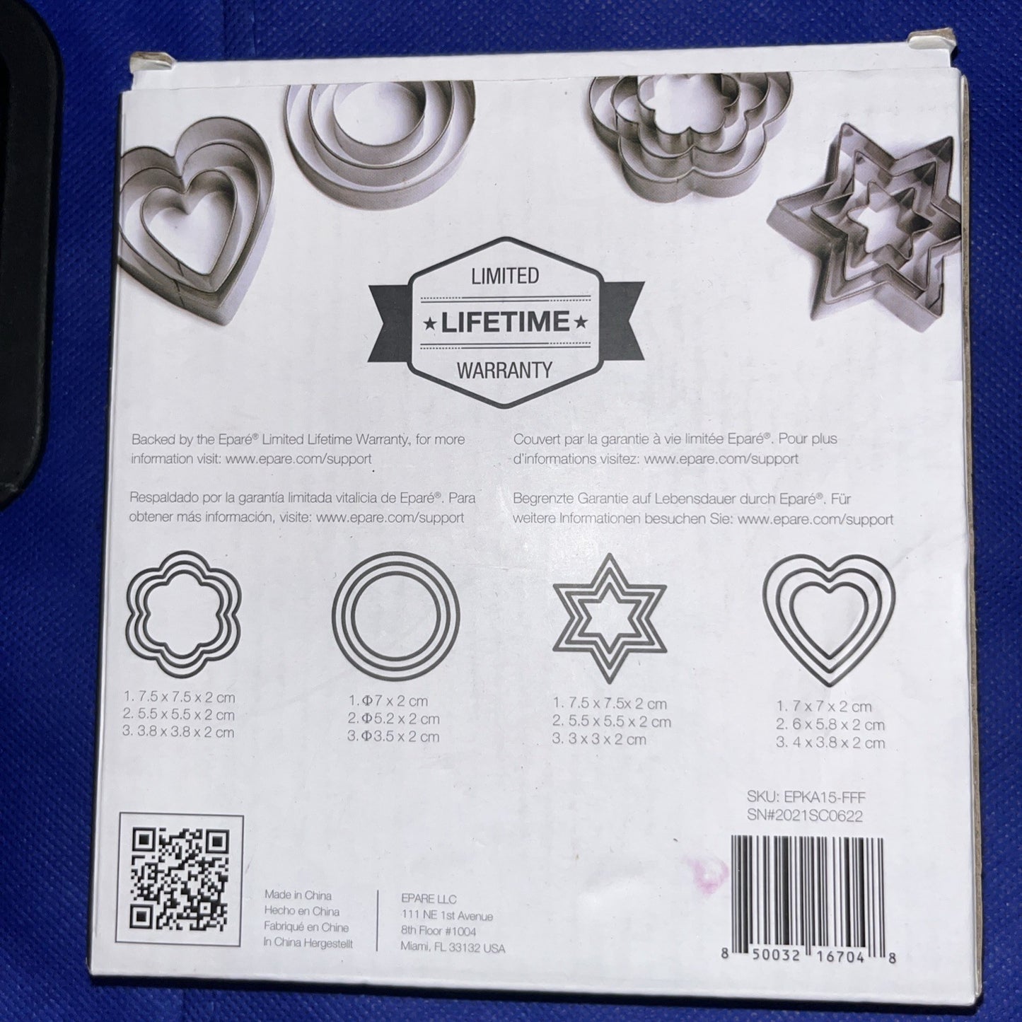 Spare Cookie Cutter Set 12 Piece