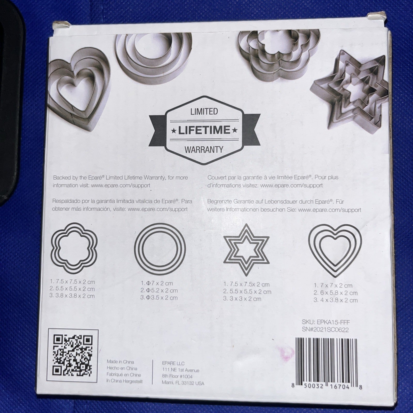 Spare Cookie Cutter Set 12 Piece