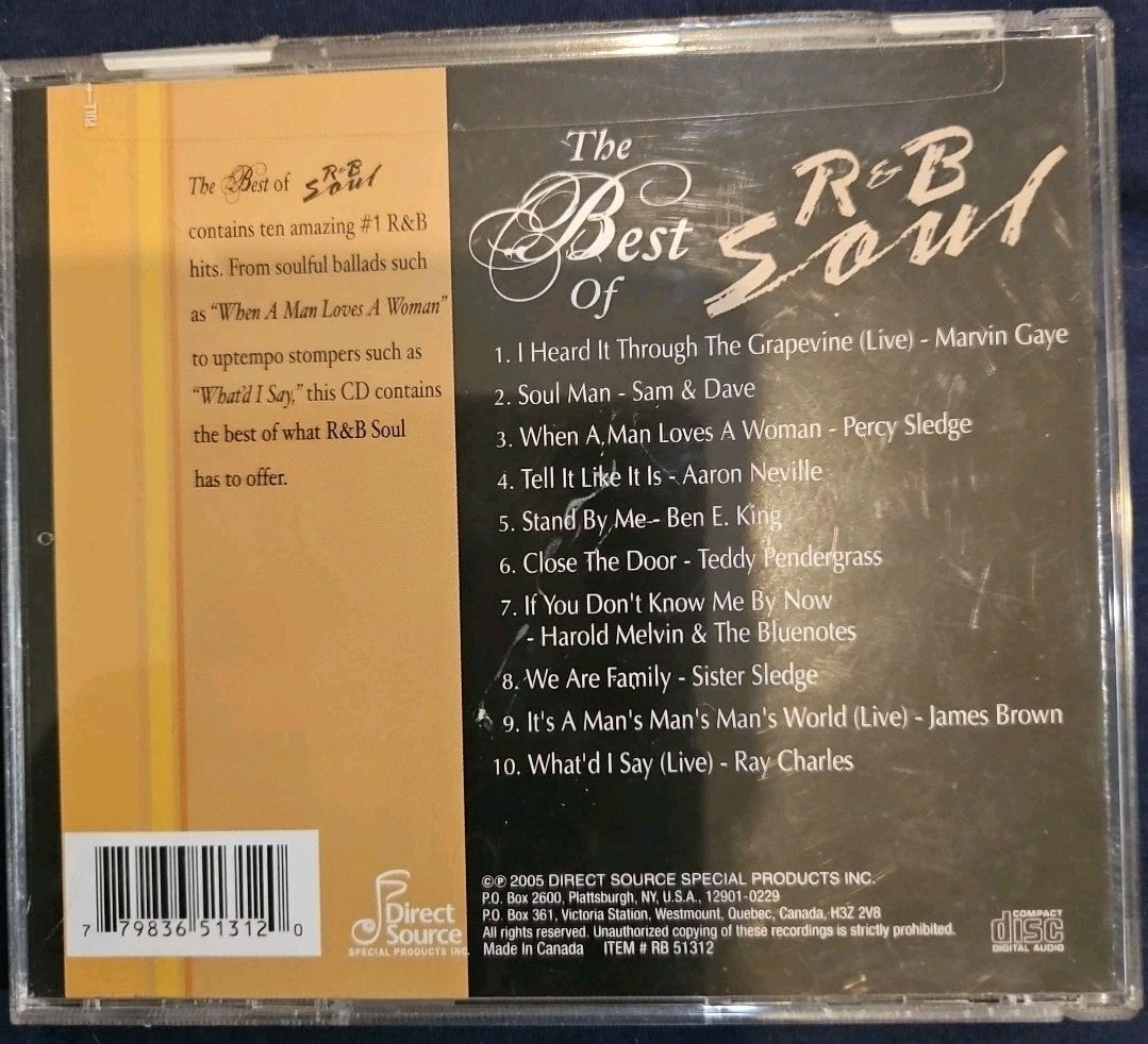 The Best of R&B Soul by Various Artists (CD, 2006, Direct Source)