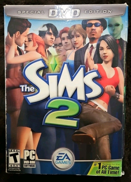 The Sims 2 PC DVD-ROM 2004 Special DVD Bonus Disc And Outer Box Only!