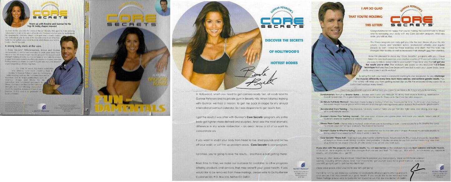 Gunnar’s Core Secrets 5 DVDs w/ Sand Weights