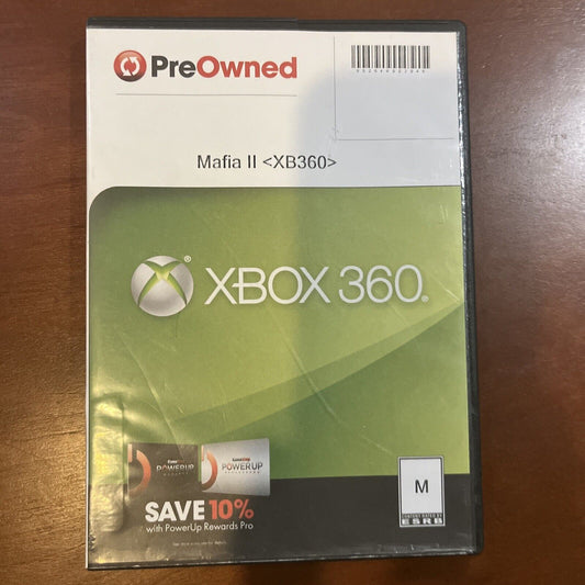 Mafia II (Xbox 360) New Case. Tested. Generic Artwork. ￼