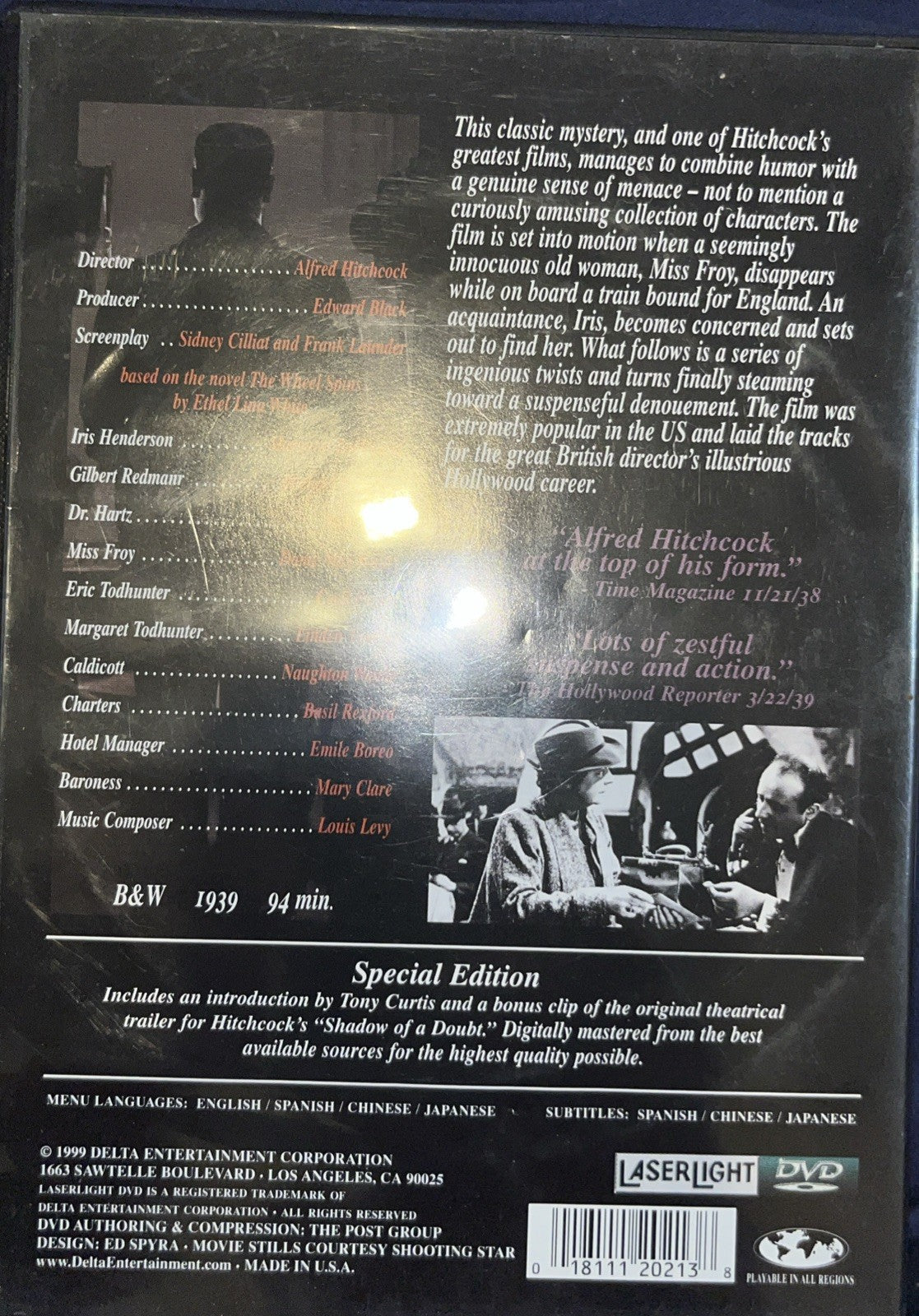 Lady Vanishes (1938) (DVD, 1938)