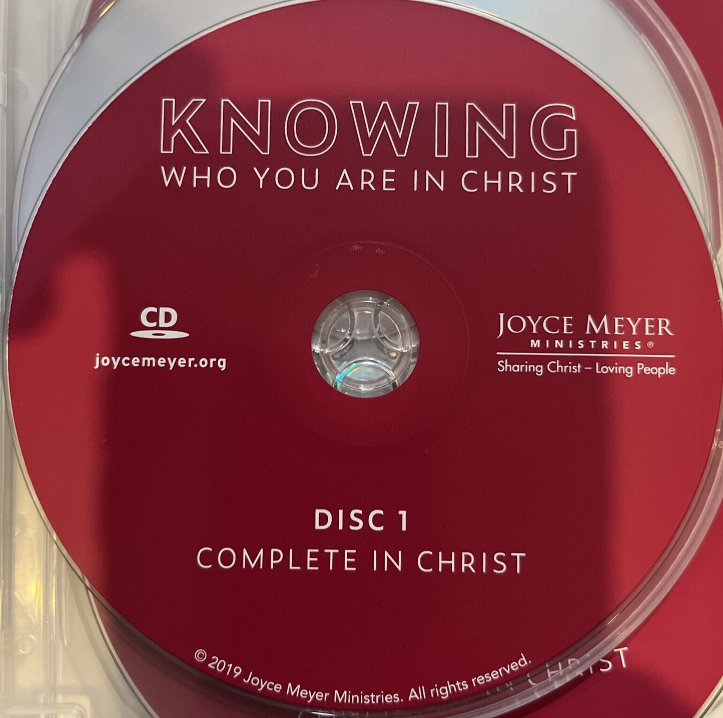 Knowing Who You Are In Christ Joyce Meyer AUDIO CD 4 Disc Set + Bonus DVD