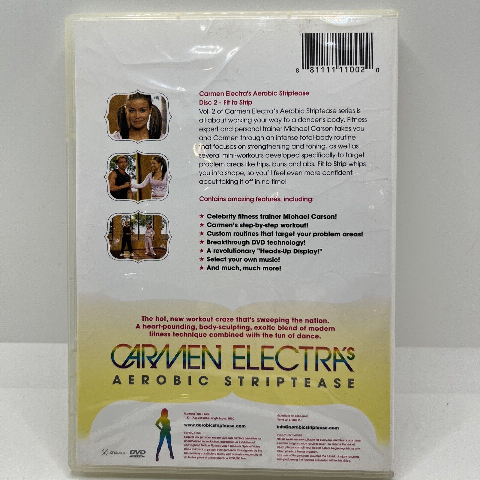 Carmen Electra Aerobic Striptease (Disc 2) DVD, NEW