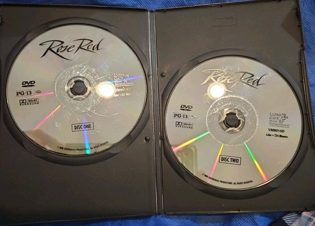 Rose Red (DVD, 2002, 2-Disc Set, Deluxe Edition) Slimcase. Artwork Cut. Tested