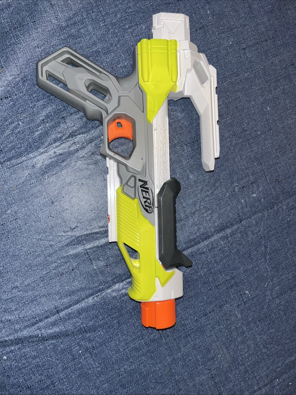 Nerf Modulus Pump Receiver/Grip w/N-Strike Barrel, Bipod, Stock