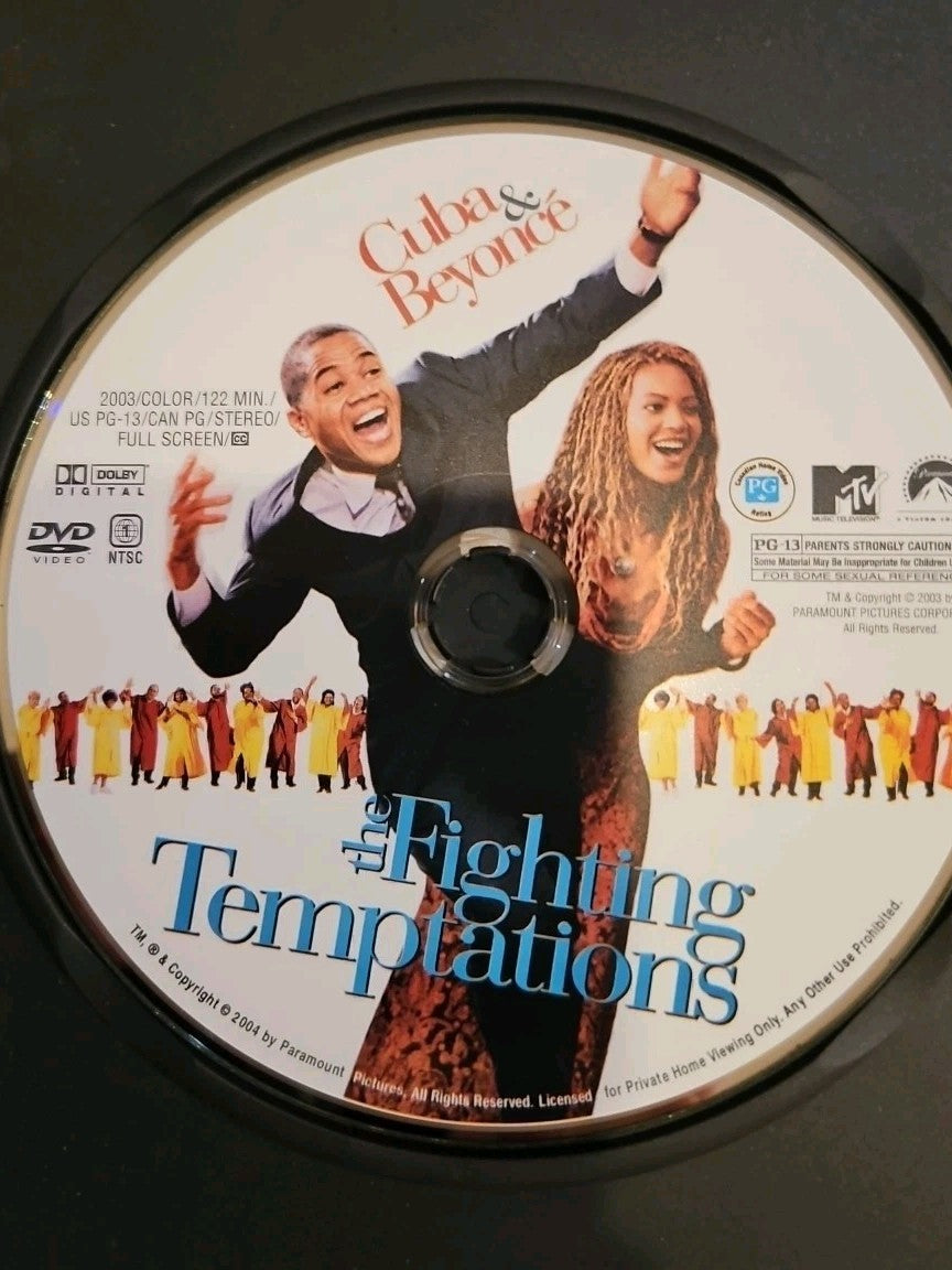 The Fighting Temptations (DVD, 2003) Slim Case. Cropped Sleeve