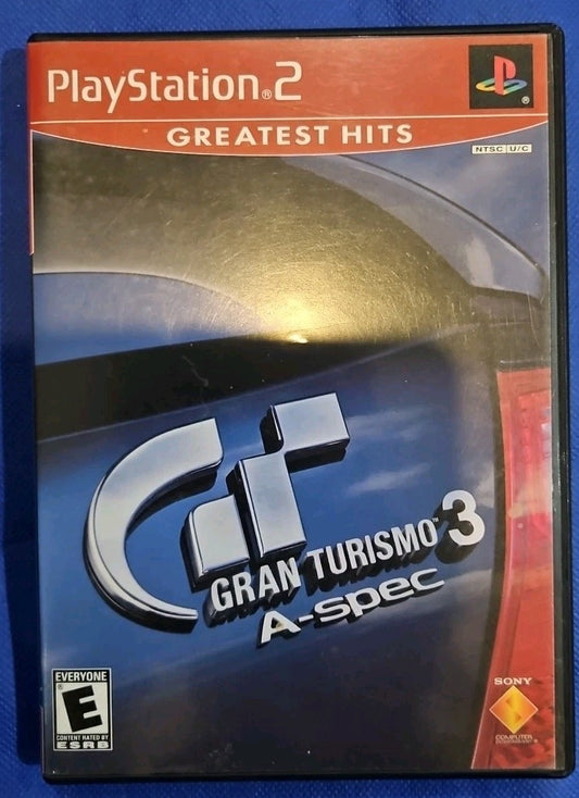 Gran Turismo 3 A-spec Video Game (PS2) Mint. Tested. No Manual