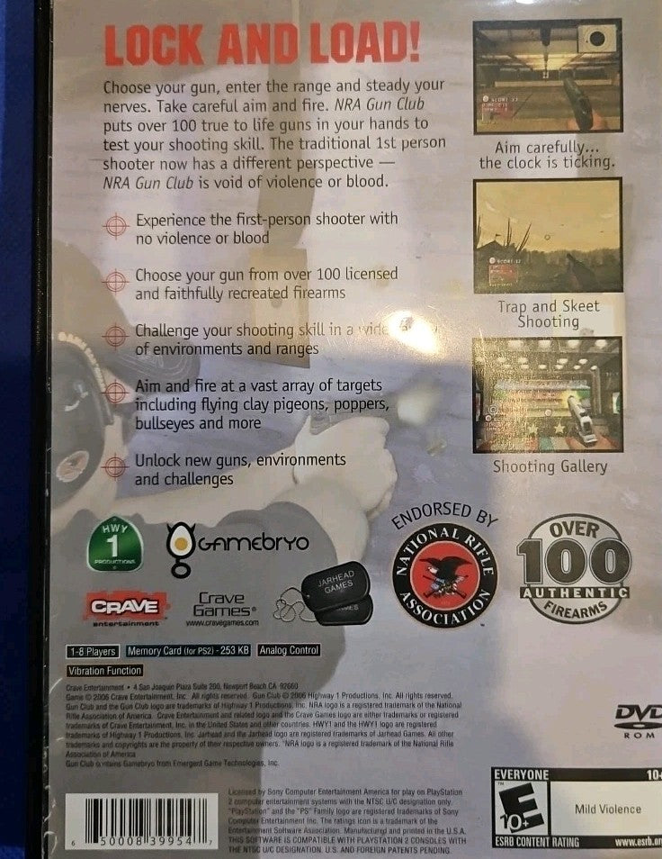 NRA Gun Club (PS2) Sealed