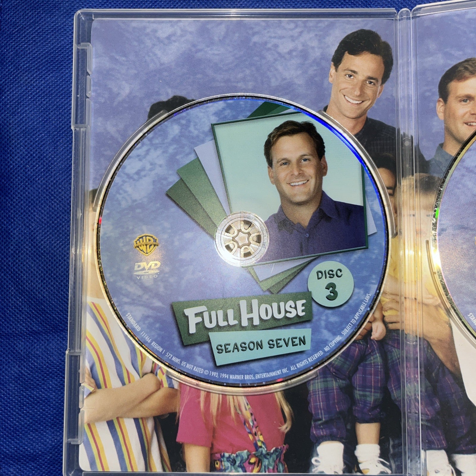Full House: the Complete Seventh Season (DVD, 1993) Missing Outer Cover