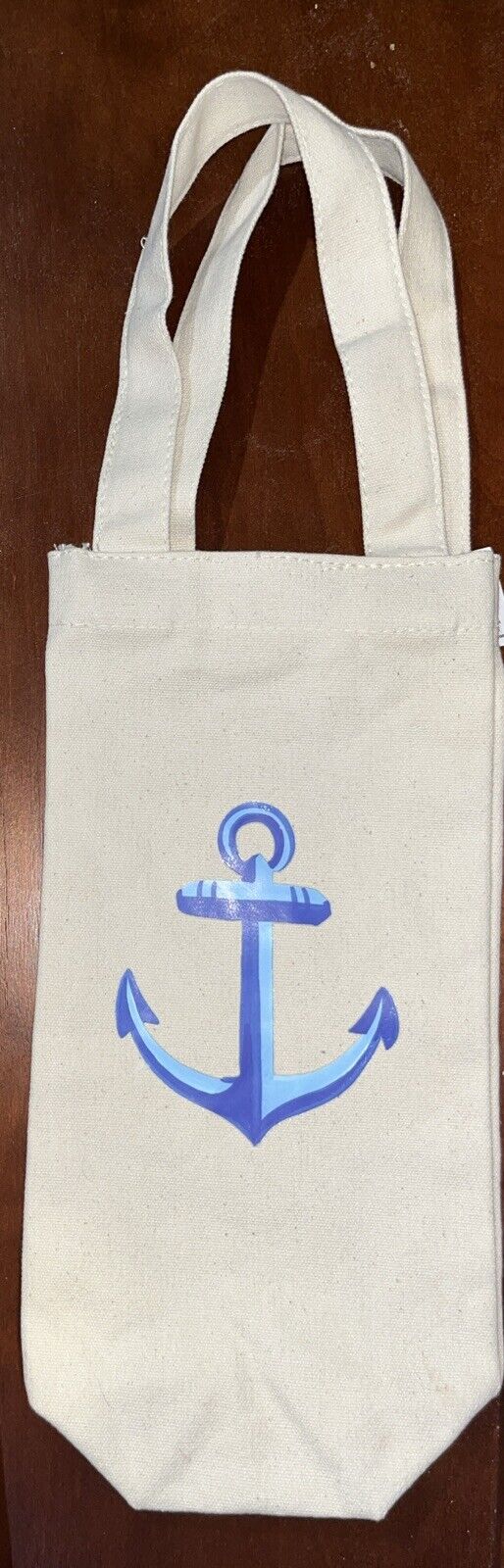 Nicole’s 12” X 6” X 3” Canvas Wine Bottle Bag