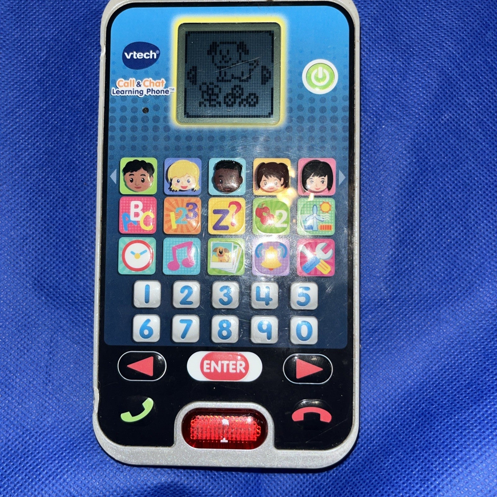 VTech Call and Chat Learning Phone 10 Games & Learning Apps WORKS! 
