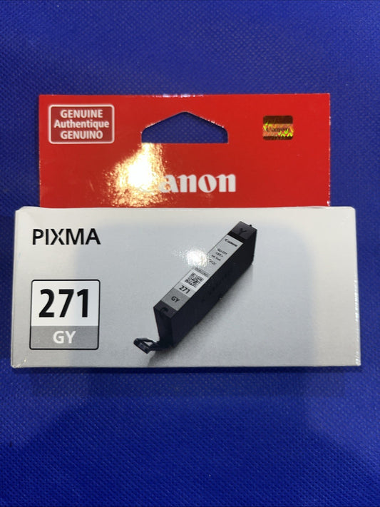 Genuine Canon OEM CLI-271 GY / CLI-271 Gray Ink Cartridge
