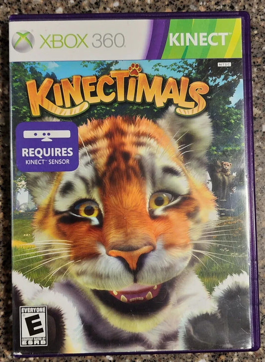 Kinectimals  - Xbox 360  - REQUIRES KINECT. CIB.  Some Artwork Wear. Tested.