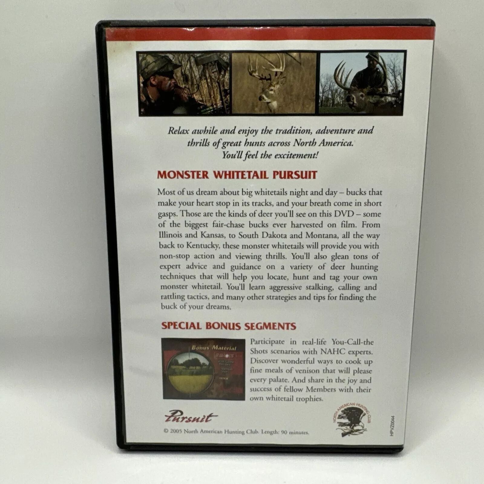 Monster Whitetail Pursuit (DVD) Brand New Sealed