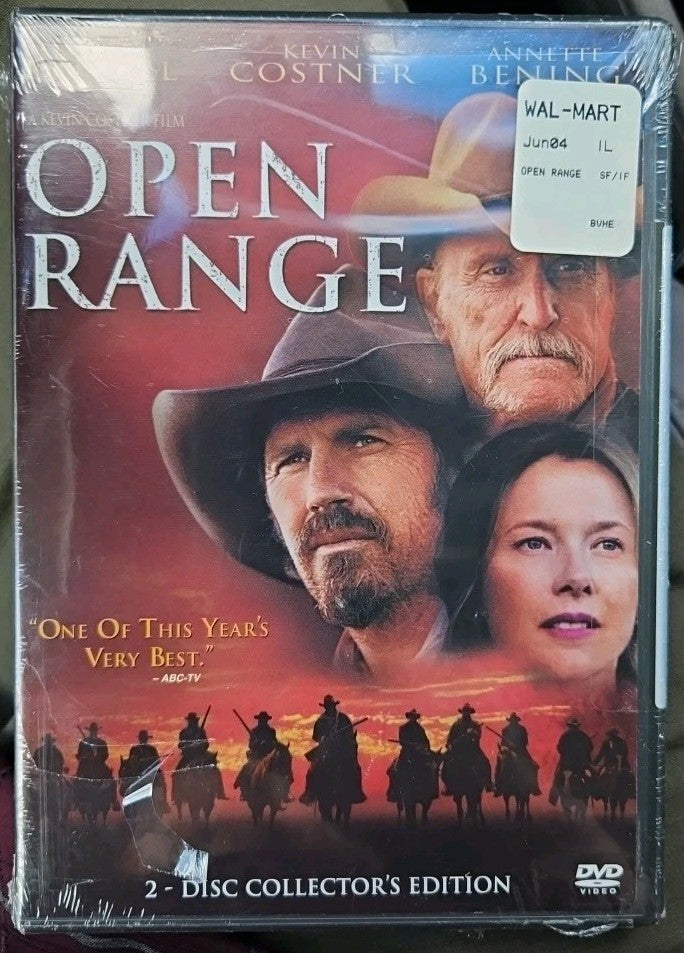 Open Range (DVD, 2 Disc Collector’s ) New Sealed. No Digital Download