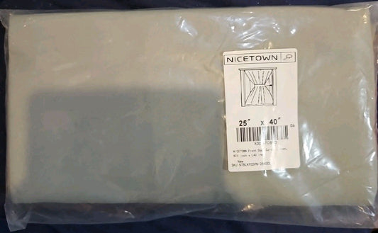 Nicetown Blackout Door Curtain - Insulated Tricia Door Window Covering 25" x 40"