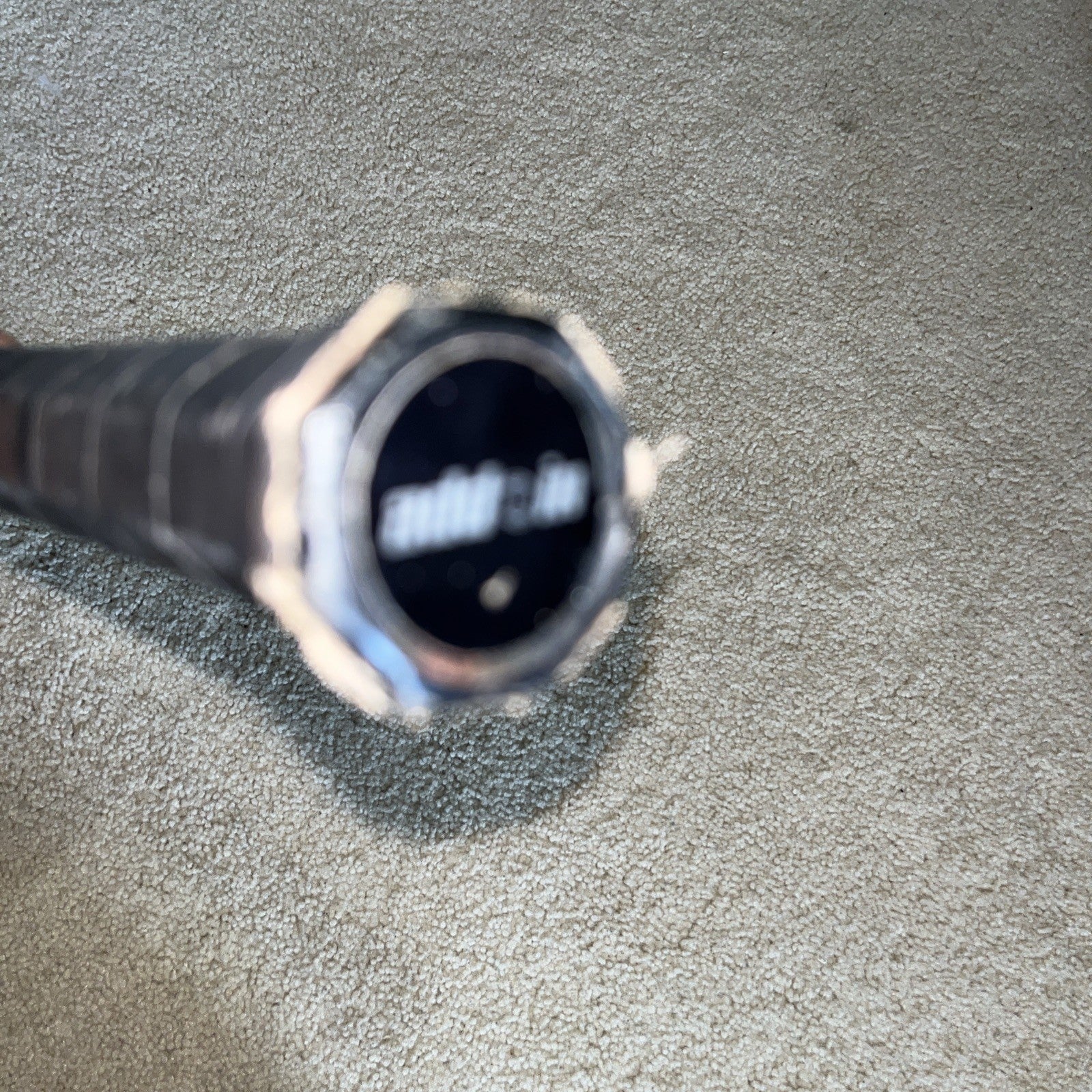 VIntage Jason Empire Add In Tennis Racket 4-3/8. W/Yamaha Vinyl Zipper Case