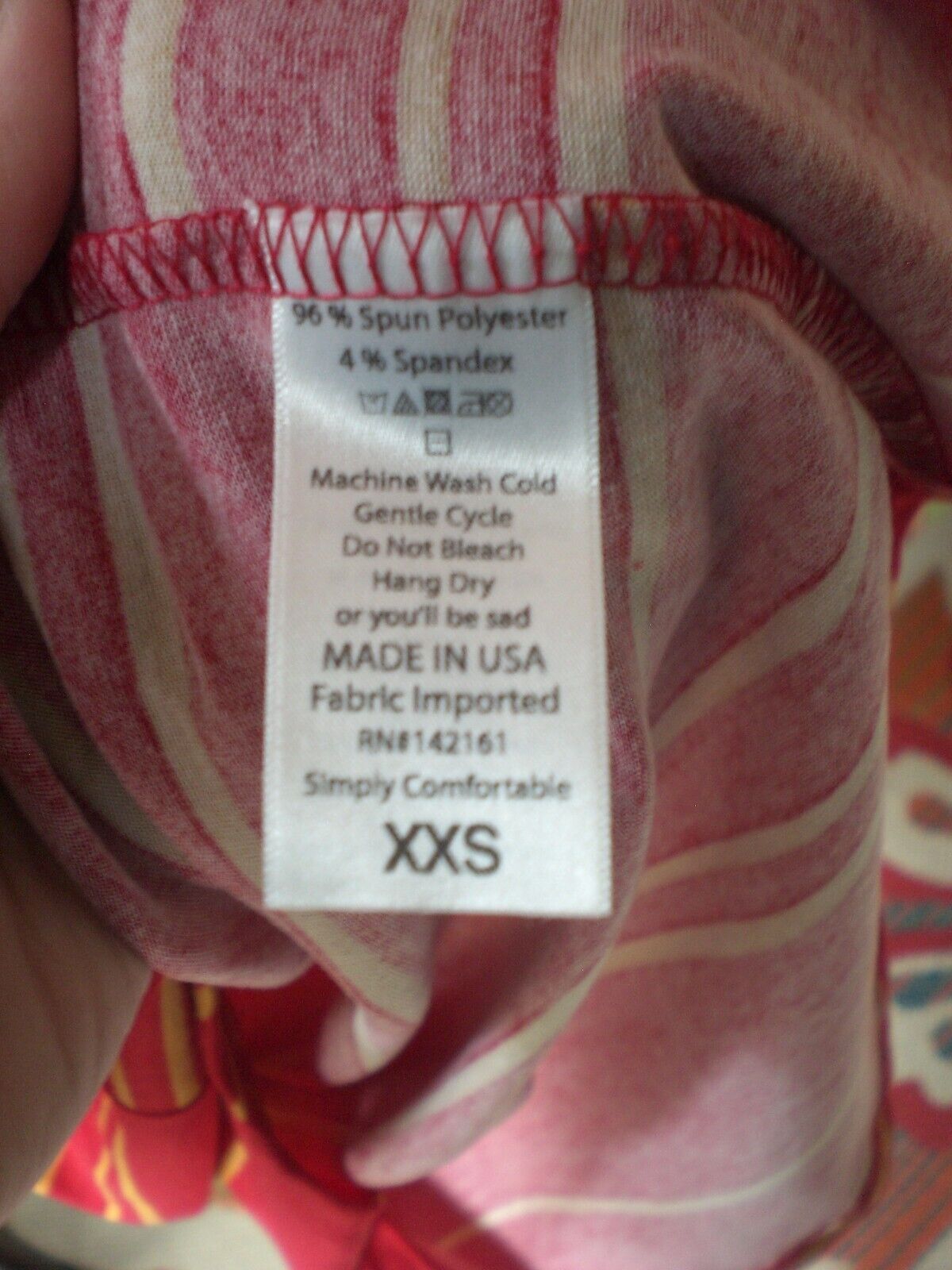 Lularoe XXS Irma Top Shirt Blouse Tunic Red Mustard NEW with Tags