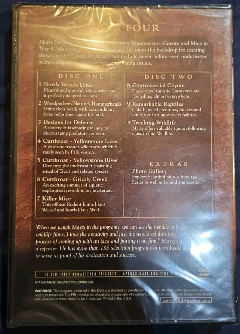 Wild America: Seasons 1, 2, 4,5,6,7 (DVD, 2009, 6-Disc Set, Collectors)