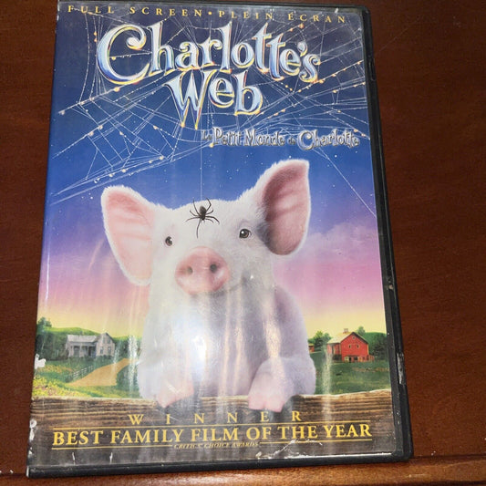 Charlotte's Web (DVD, Full Screen, Canadian) Tested. New Case. ￼