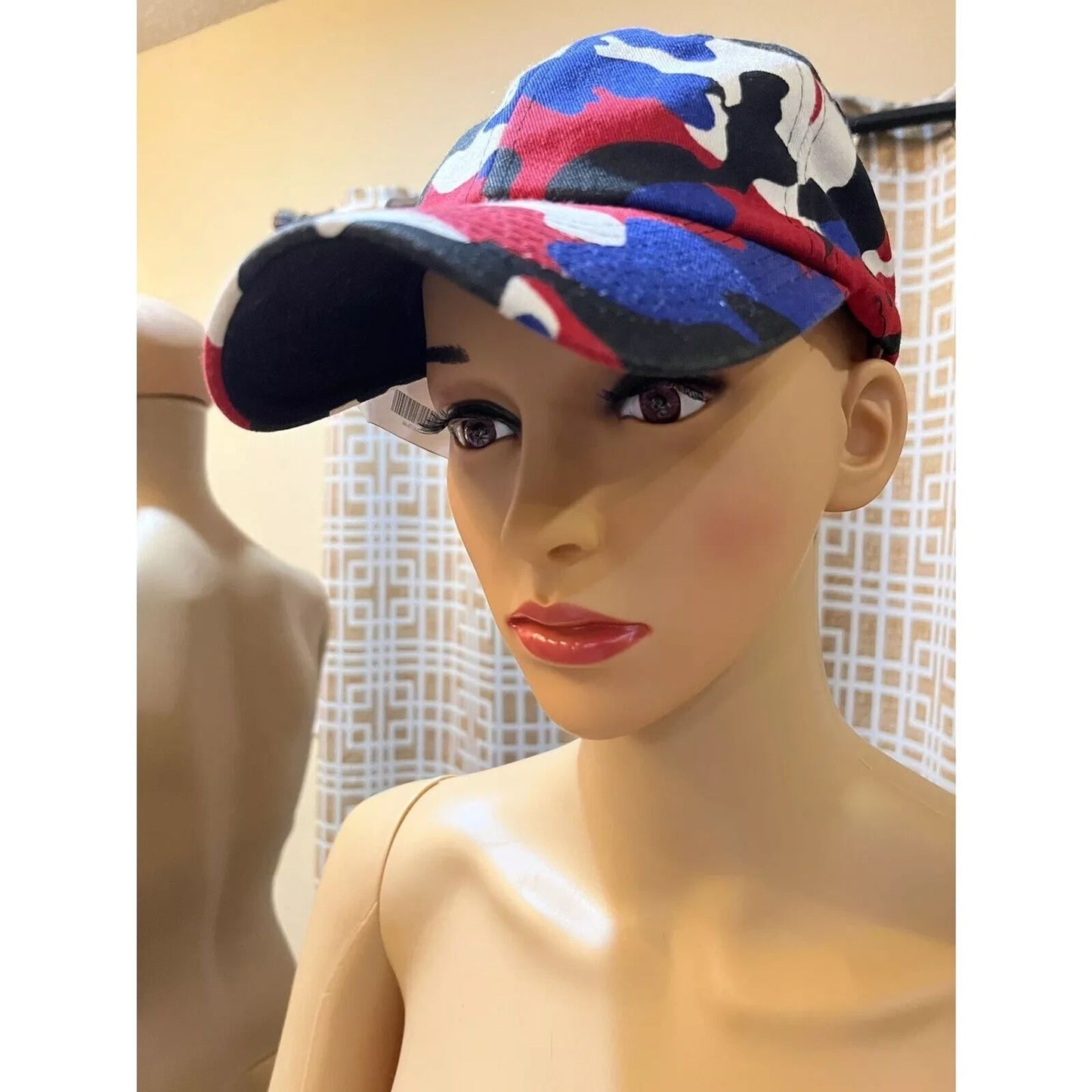 Baseball Cap - Adjustable - Red/White/Blue/Black - Brand New