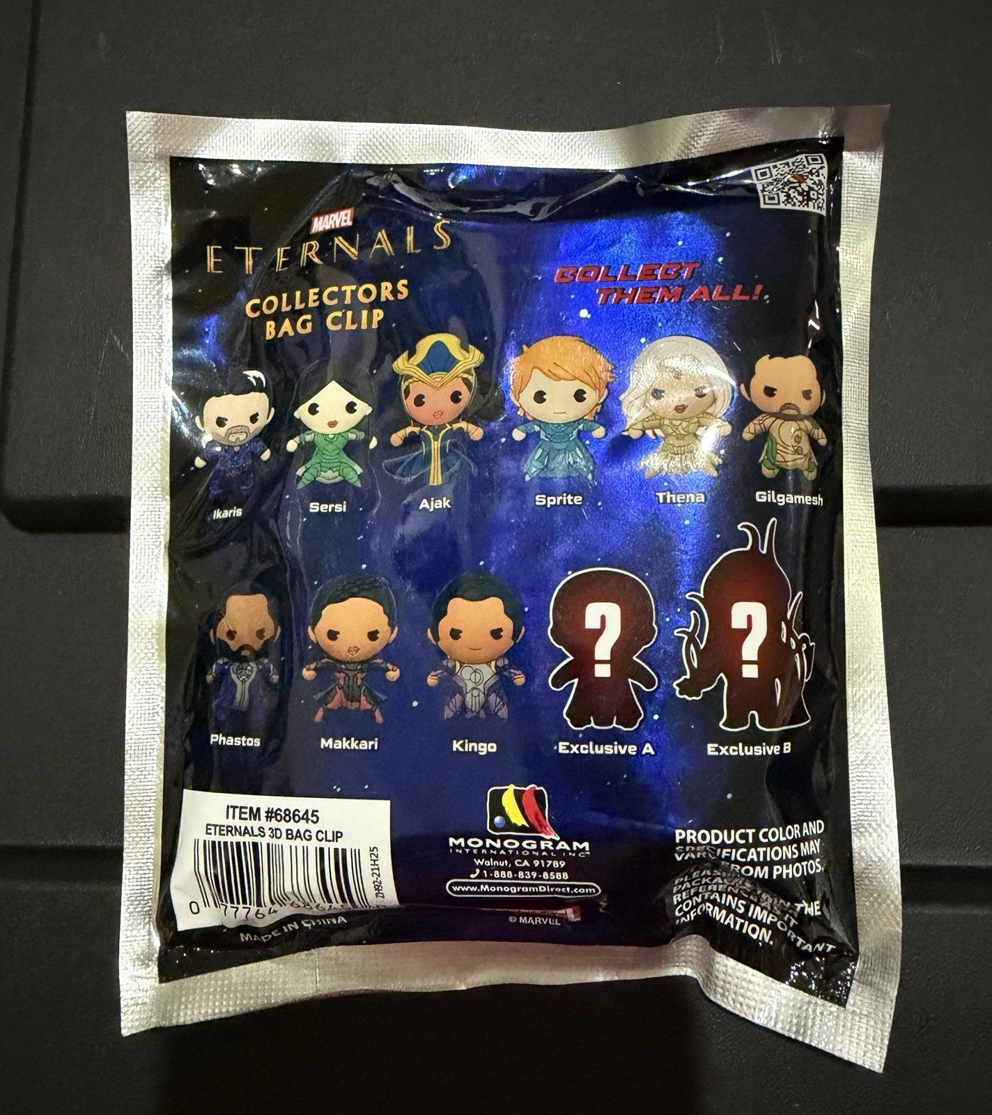 Marvel Studios Eternals Blind Bag Collectors Bag Clip NEW SEALED NIP