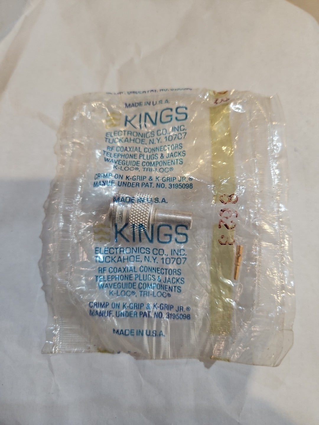 Kings 91836 M39012/26-0011 KA-59-230 BNC Connector