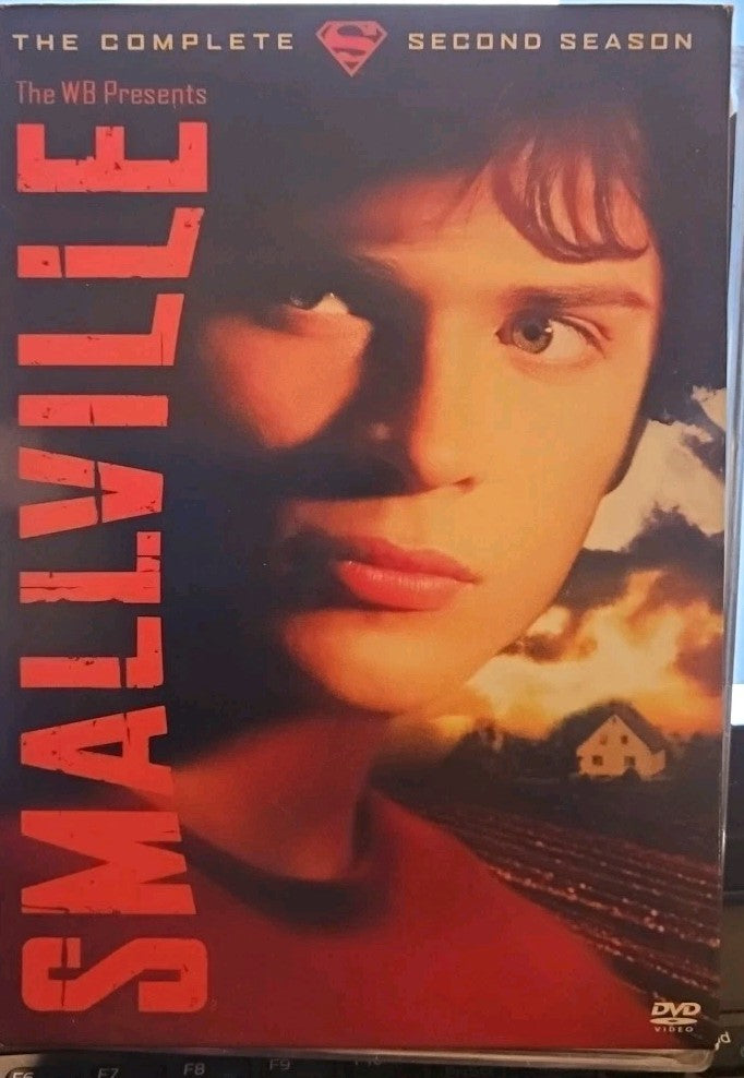 Smallville - Season 2 (DVD, 2004, 6-Disc Set)  Tested. Box Wear