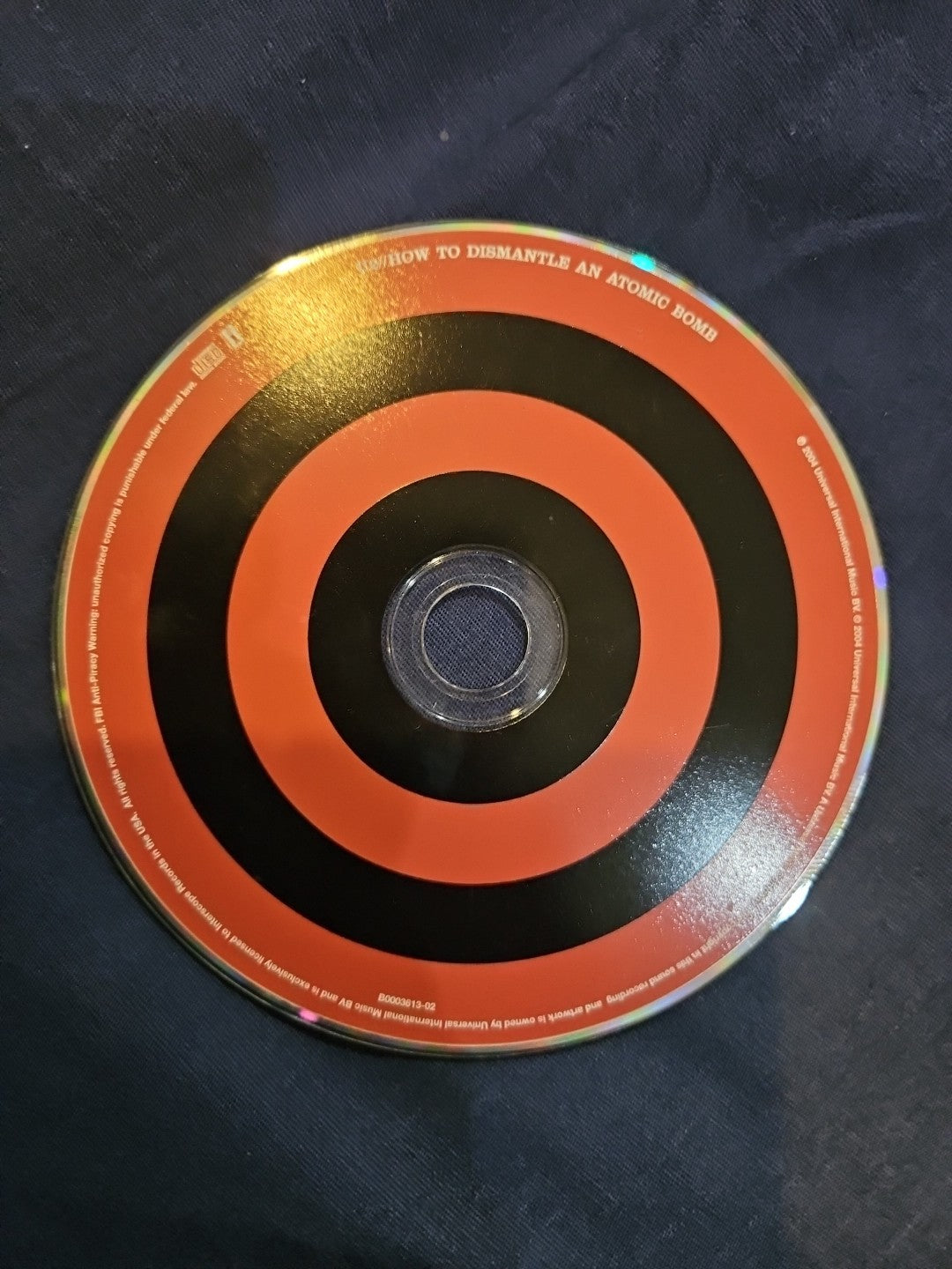 U2 How To Dismantle An Atomic Bomb (CD) DISC ONLY