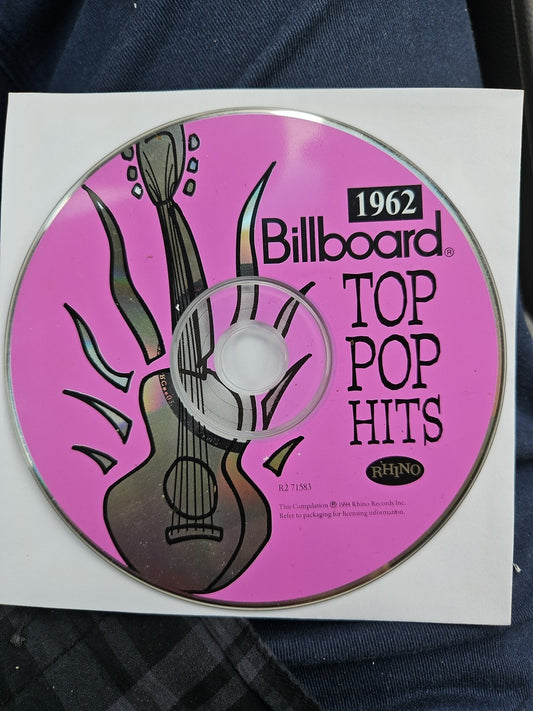 1962: Billboard Top Pop Hits (CD) Disc Only. Tested