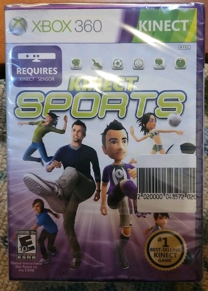 Kinect Sports (Xbox 360, 2010) Tested. No Scratches. New Case. Resealed