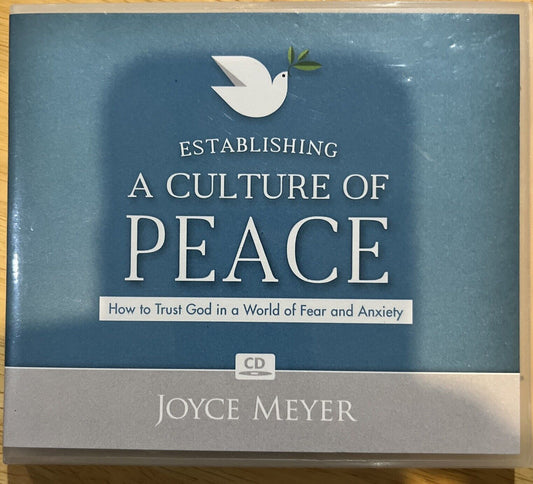 JOYCE MEYER 4 CD TEACHING ESTABLISHING A CULTURE OF PEACE