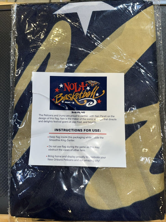 Nola Basketball 3x5 Flag