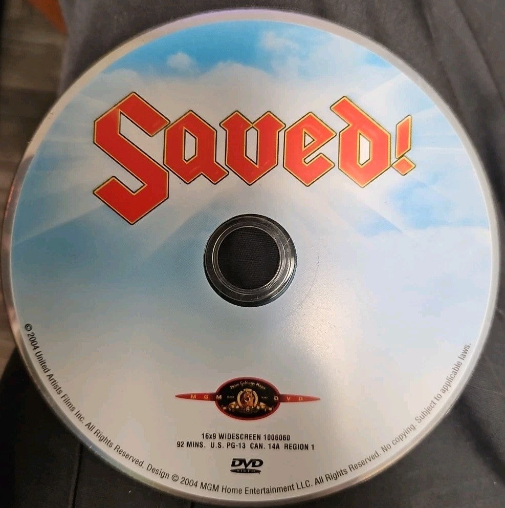 Saved (DVD, 2009) Disc Only