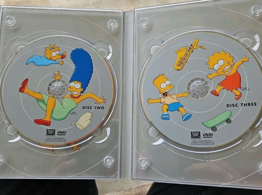 The Simpsons - Season 1 (DVD, 4-Disc) In Season 11 Collector Sleeve. Tested