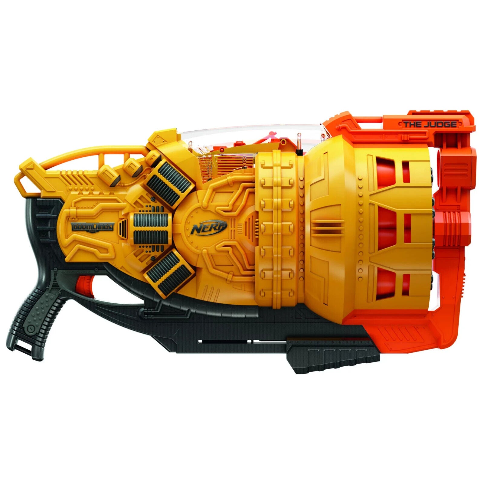 Nerf Doomlands 2169 The Judge Gun Blaster Holds 30 Darts Tested Working