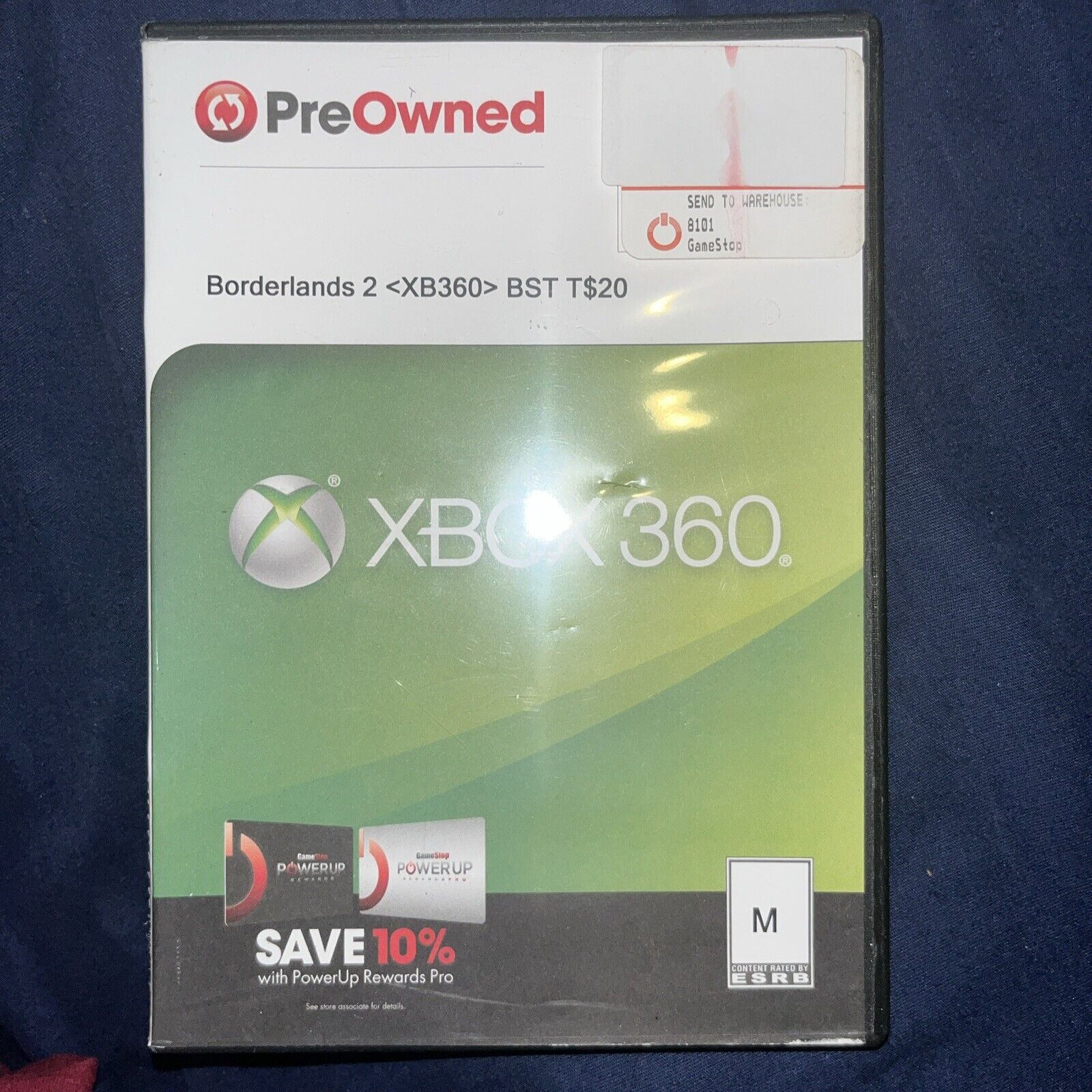 Borderlands 2 (Xbox 360, 2012) New Case. No Manual Or Cover Art. Tested