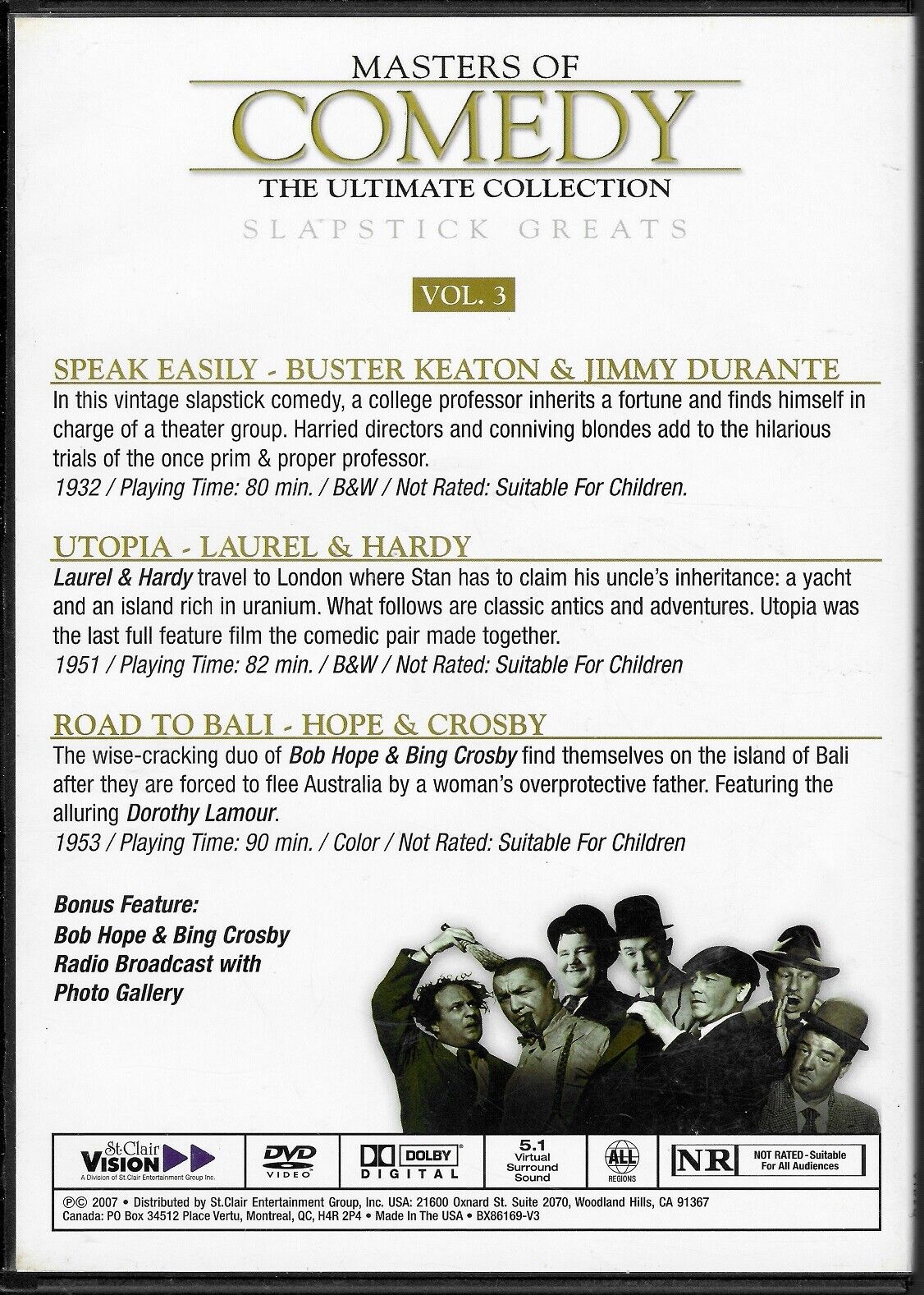 Masters of Comedy - The Ultimate Collection (DVD, 5-Disc Set)