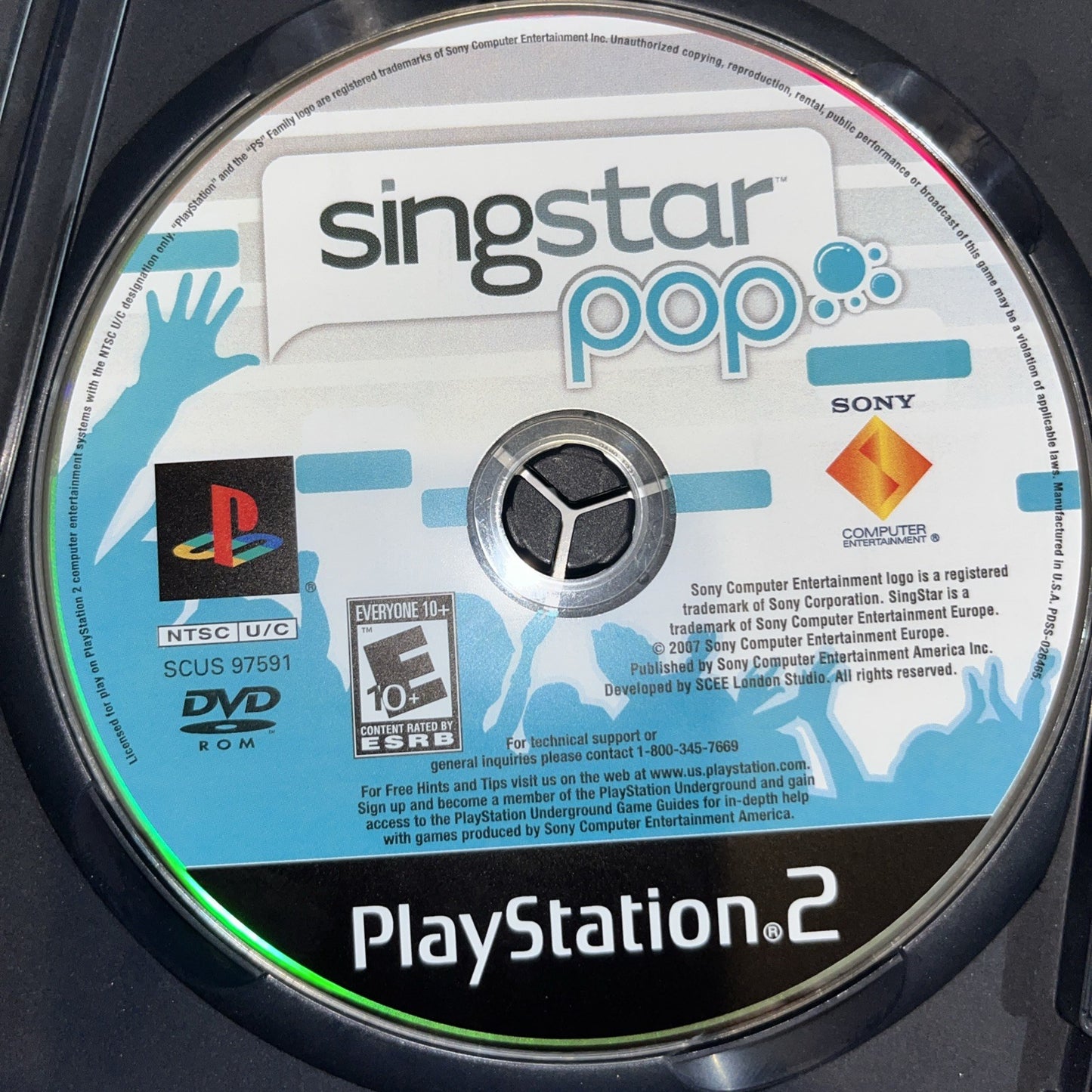 Singstar Pop (PS2) Tested. Mint. No Scratches. New Case. Resealed