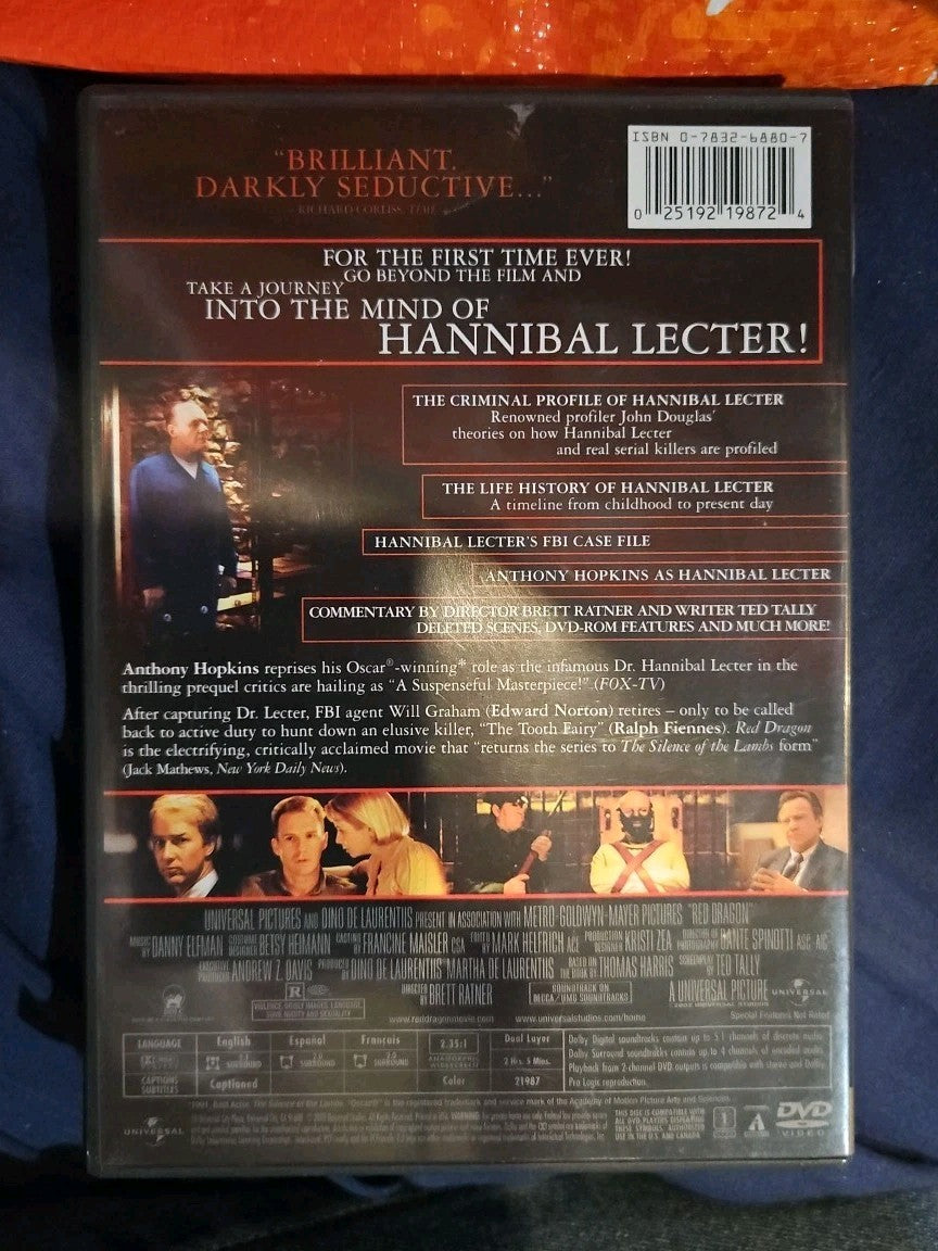 Red Dragon (DVD, 2002)