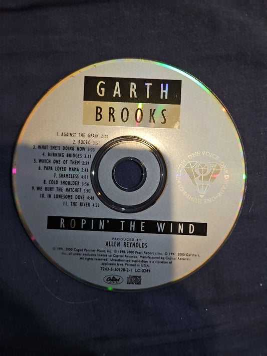 Garth Brooks Ropi ' The Wind (CD) DISC ONLY