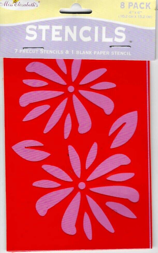 Miss Elizabeth's Stencils 8 Pack