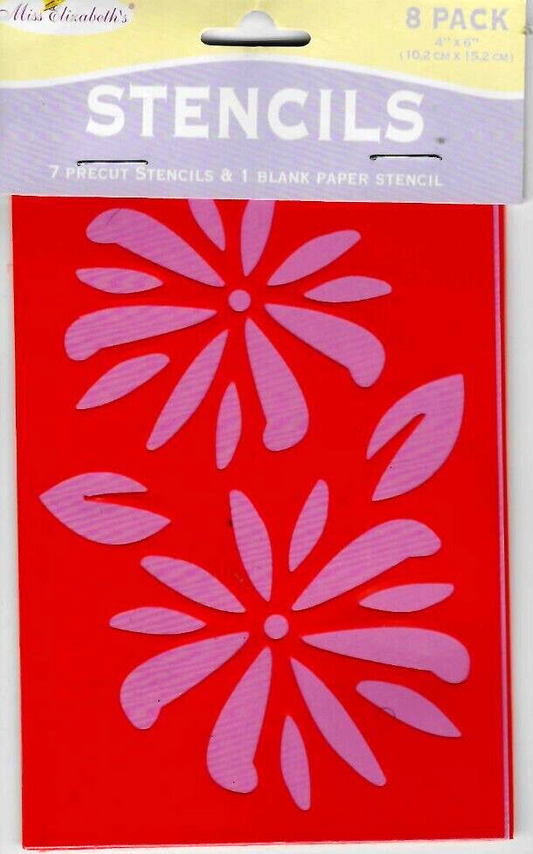Miss Elizabeth's Stencils 8 Pack