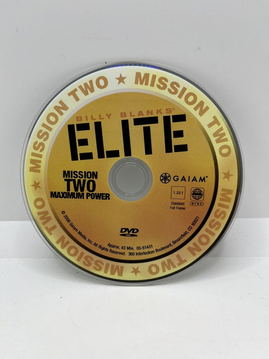Billy Blanks Bootcamp Elite - Mission 2: Maximum Power (DVD, 2006) Disc Only
