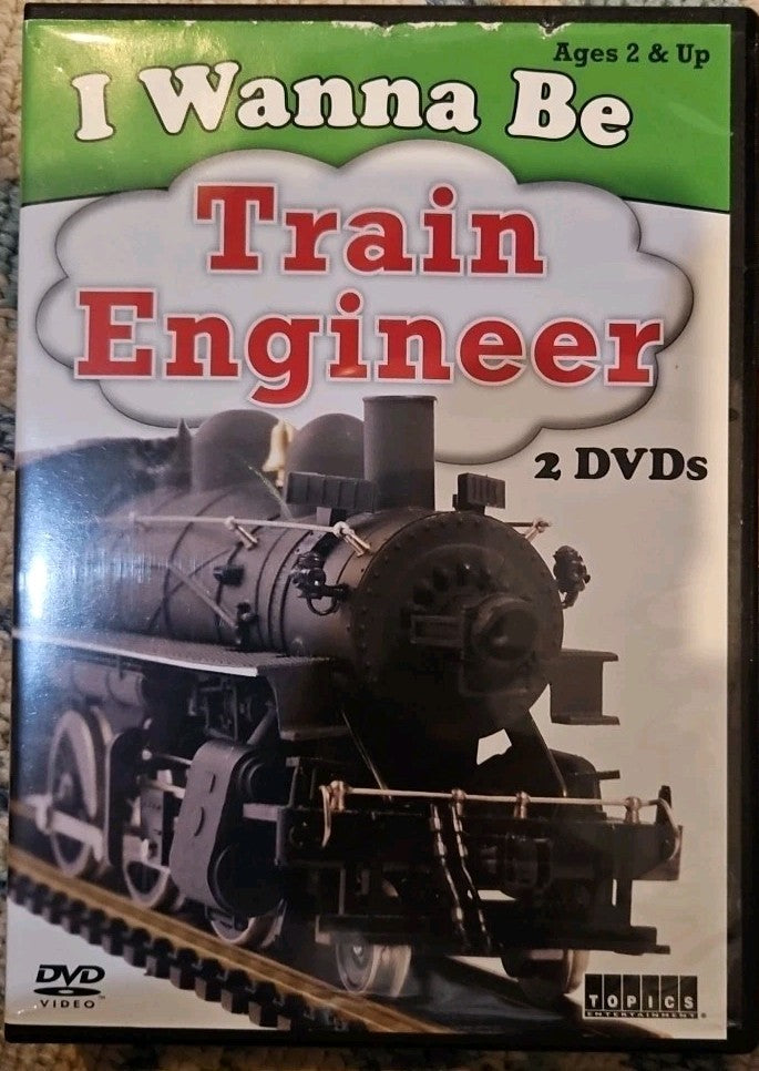 I Wanna Be: Train Engineer (DVD, 3-Disc Set) Tested. New Case. Resealed