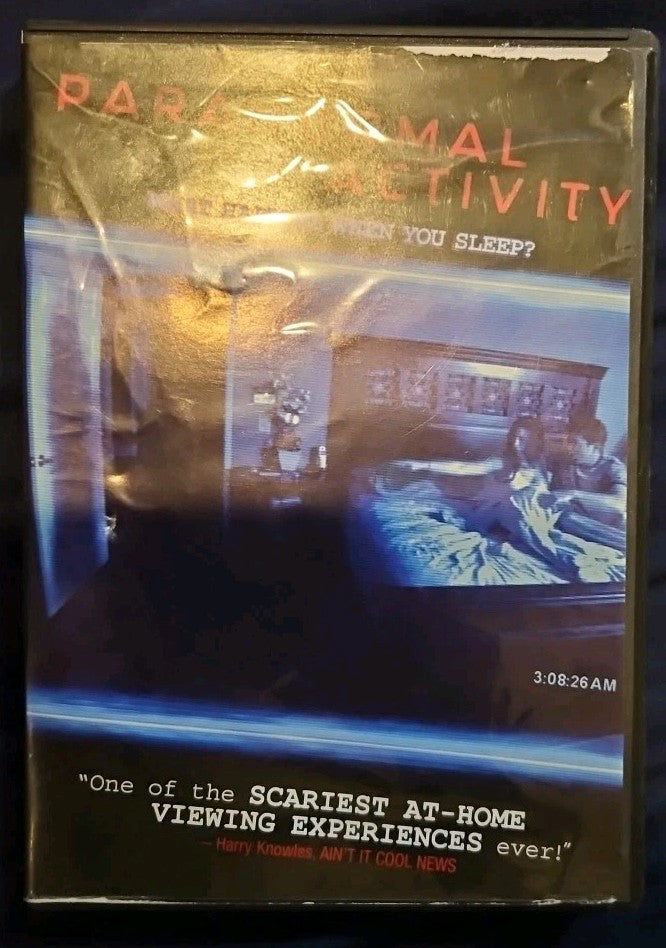 Paranormal Activity (DVD, 2009) Tested. No Scratches. New Case